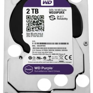 Disco 2TB SATA3 3,5 5400Rpm (PURPLE) - WESTERN DIGITAL