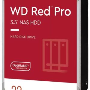 Disco R?gido NAS 3.5 Red Pro 22TB 7200RPM 512MB Serial SATA III - WESTERN DIGITAL