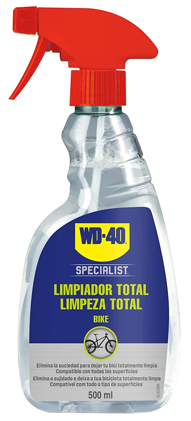 Spray Multiusos/Limpeza p/ Bicicletas (500ml) - WD-40