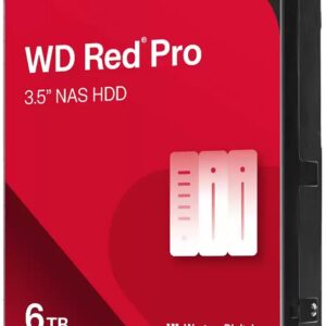 Disco Rígido NAS 3.5 Red Pro 6TB 7200RPM 256MB SATA - WESTERN DIGITAL