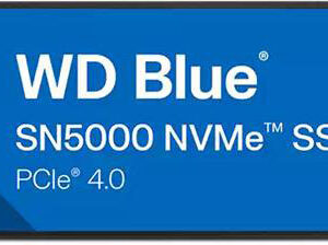SSD M.2 2280 WD Blue SN5000 2TB TLC NVMe PCIe Gen 4.0x4 - WESTERN DIGITAL