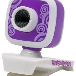WebCam 32MP HD (Branco/Rosa)