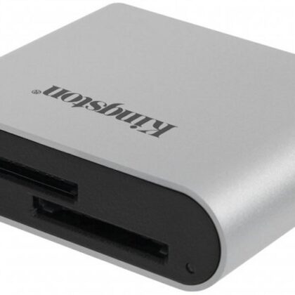 Leitor de Cartões Workflow SD Reader USB 3.2 Gen 1 (Preto/Prateado) - KINGSTON