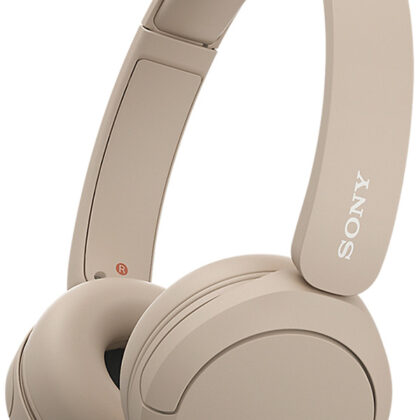 Auscultadores Bluetooth WH-CH520 (Creme) - SONY