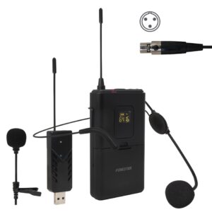 Microfone de Cabeça e Lapela UHF - FONESTAR