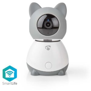 C?mara de Vigil?ncia IP Wi-Fi SmartLife 2Mpx Full HD (Branco/Cinza) - NEDIS