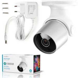 Câmara IP Inteligente Wi-Fi 1080p Full HD p/ Exterior IP65 c/ Áudio e Sensor de Movimento - NEDIS
