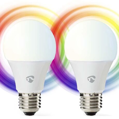 Pack 2x Lâmpadas LED SmartLife Wi-Fi E27 9W RGB+2700K 806Lm - NEDIS