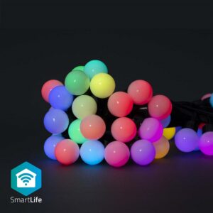 Serie 48 LED?s RGB Natal 220V c/ Efeitos SmartLife Wi-Fi (10,8 mts) - NEDIS