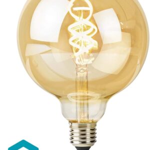 Lâmpada LED Filamento Inteligente SmartLife Wi-Fi E27 G125 1800K~6500K 4.9W 360Lm - NEDIS