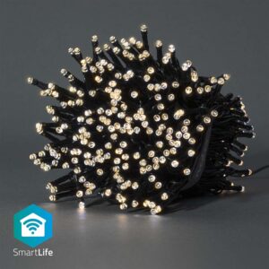 Serie 400 LED?s 2700~3000K Natal 240V c/ Efeitos SmartLife Wi-Fi (20 mts) - NEDIS