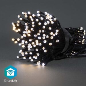 Serie 100 LED´s Natal 240V c/ Efeitos SmartLife Wi-Fi (10 mts) - NEDIS