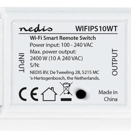 Disjuntor Interruptor Inteligente c/ Wi-Fi 10A - NEDIS