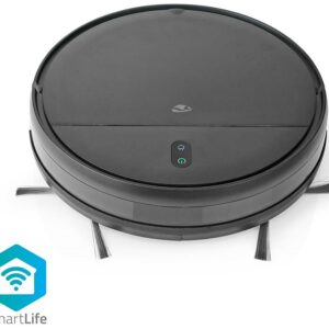 Aspirador Robot Vacuum Cleaner SmartLife Wi-Fi (Preto) - NEDIS