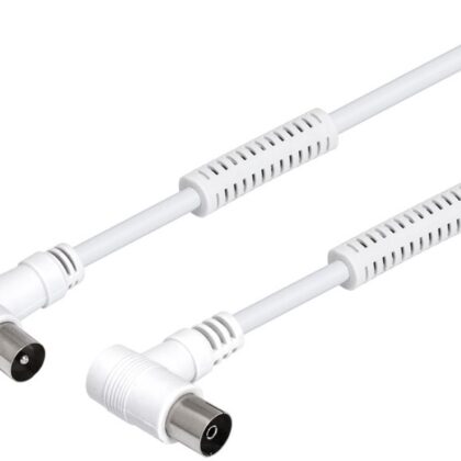 Cabo RF 90º c/ Filtros (1,5 mts) - Branco