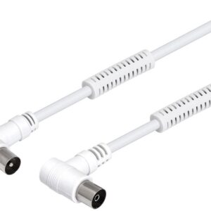 Cabo RF 90º c/ Filtros (2,5 mts) - Branco