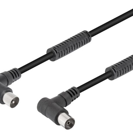 Cabo RF 90º c/ Filtros (2,5 mts) - Preto