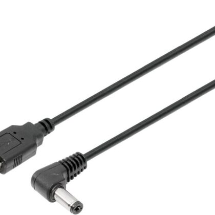 Cabo Extensão DC 5,5 x 2,5mm 90º Macho - USB-A Macho (50cm) - NIMO