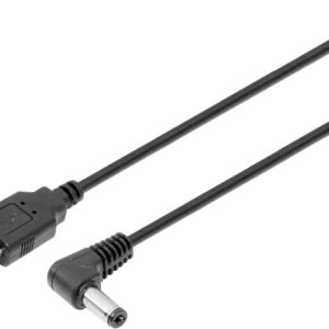 Cabo Extensão DC 5,5 x 2,5mm 90º Macho - USB-A Macho (1 metro) - NIMO