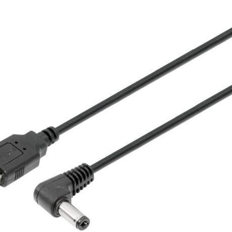 Cabo Extens?o DC 5,5 x 2,1mm 90? Macho - USB-A Macho (50cm) - NIMO