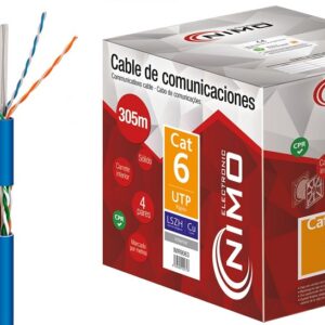 Bobine Cabo UTP Rigido CAT6 LSZH COBRE (305 mts) - NIMO