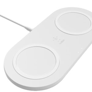 Base de Carregamento Duo Wireless Boost Charge 10W (Branco) - BELKIN