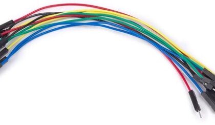 Emb. 10x Fios JUMPER NSR p/ BreadBoard´s Macho-Macho 5,9 (15cm) - VELLEMAN