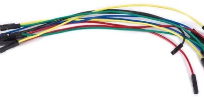 Emb. 10x Fios JUMPER NSR p/ BreadBoard´s Fêmea-Fêmea 5,9 (15cm) - VELLEMAN
