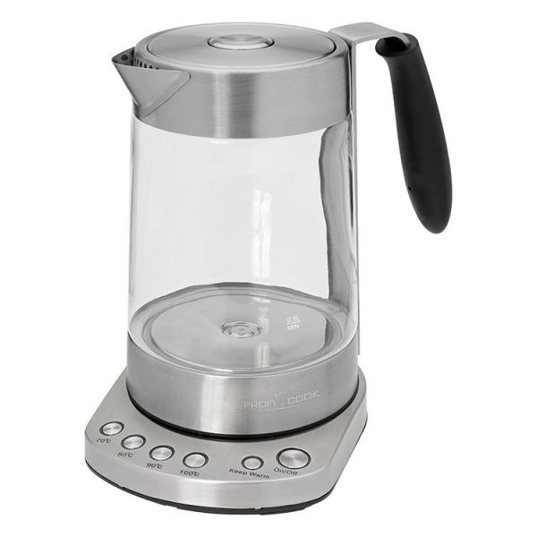 Jarro Elétrico 1.7L 3000W (Inox) - PROFICOOK