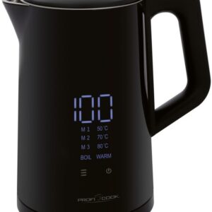 Jarro Elétrico WKS 1243 1,7L 2200W c/ Controlo Tátil - PROFICOOK