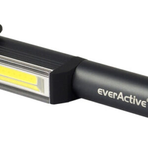 Lanterna Gambiarra LED COB 3W 200Lm Compacta Rotativa 180º de Alumínio c/ Íman - everActive