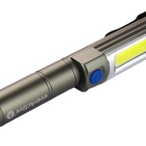 Lanterna Gambiarra de Oficina LED COB 5W 400Lm c/ Íman (3x AA/R6) - everActive