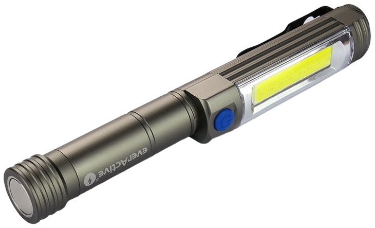 Lanterna Gambiarra de Oficina LED COB 5W 400Lm c/ Íman (3x AA/R6) - everActive