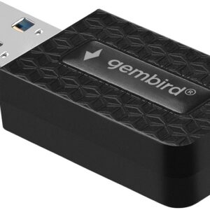 Adaptador USB-A AC1300 Dual-Band WiFi (Preto) - GEMBIRD