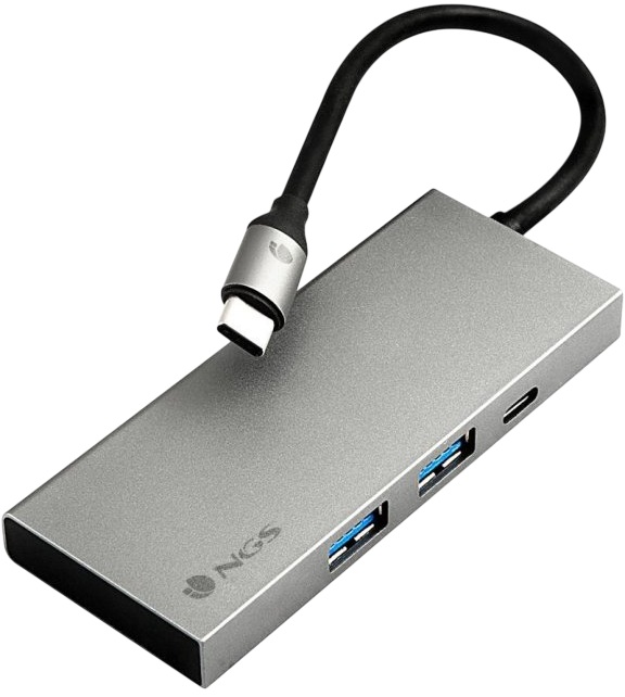 Hub USB-C 4-EM-1 (2x USB-A/USB-C/HDMI) - NGS