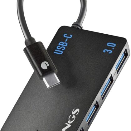 Hub USB-C 4-EM-1 (4x USB 3.0) - NGS