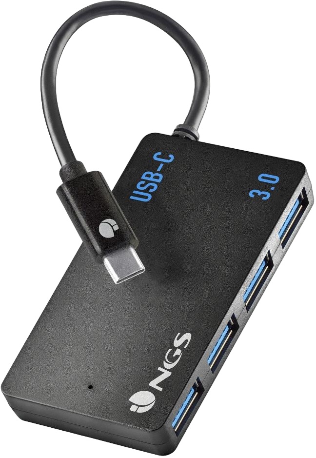 Hub USB-C 4-EM-1 (4x USB 3.0) - NGS