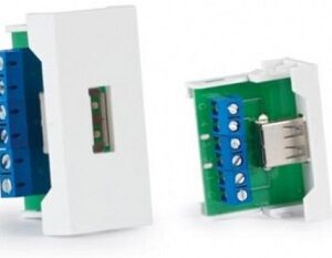 Conector USB A Fêmea p/ Painel Ligação 1/2 - FONESTAR
