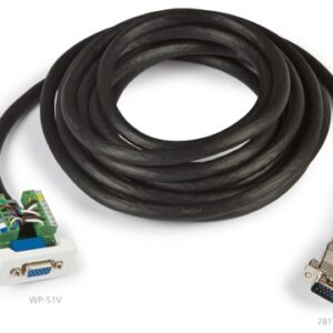 Conector VGA HD15 F. com Cabo 15 mts Pré-Instalado p/ Painel Ligação 1/2 - FONESTAR