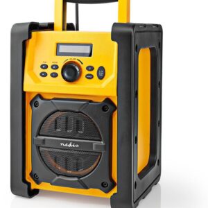 Rádio de Trabalho Portátil AM/FM 15W c/ Bluetooth (Altamente Resistente) - NEDIS