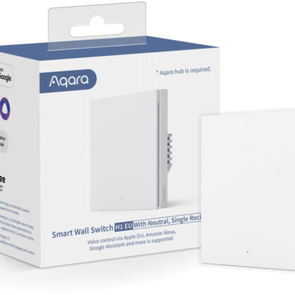 Interruptor de Parede Inteligente H1 1 Botão Branco (com Neutro) - AQARA