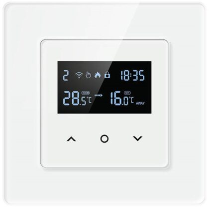 Termostato Aquecimento Elétrico Inteligente WT200-16A-W 16A WiFi TUYA (Branco) - AVATTO