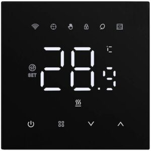 Termostato Aquecimento El?trico Inteligente WT410-16A-B 16A WiFi (Preto) - AVATTO