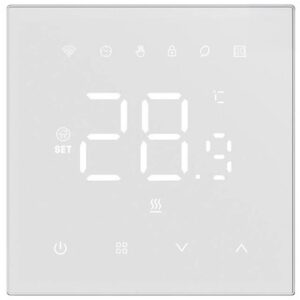 Termostato Aquecimento El?trico Inteligente WT410-BH-3A-W 3A WiFi Caldeira a G?s (Branco) - AVATTO