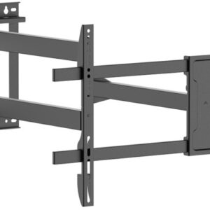 Suporte de Parede Giratório/Inclinável/Nivelador p/ TVs 43~80 (Preto) - AISENS