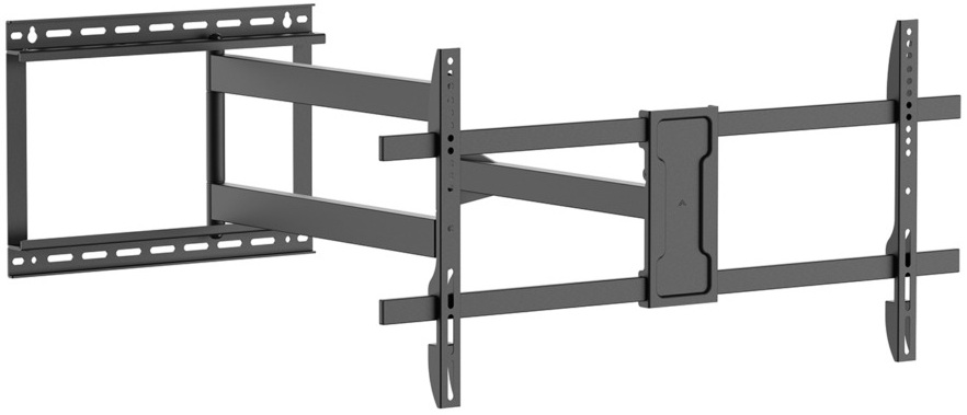 Suporte de Parede Giratório/Inclinável/Nivelador p/ TVs 43~80 (Preto) - AISENS