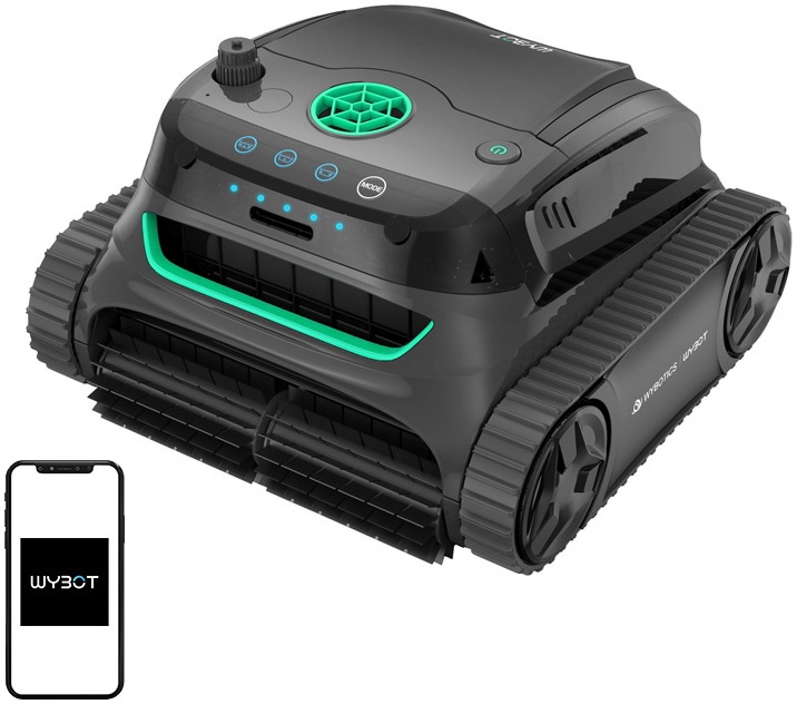 Robot de Limpeza de Piscinas S2 s/ Fios - WYBOT