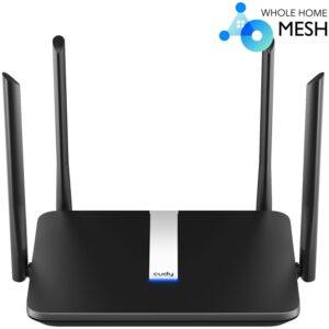Router Wireless AX1800 X6 Mesh Dual-Band Gigabit Wi-Fi 6 - CUDY