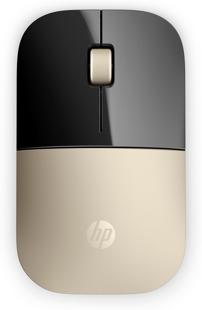 Rato Ótico Z3700 Wireless 1200DPI (Dourado) - HP