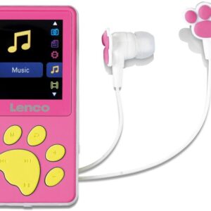 Leitor MP3 XEMIO 560 8GB + Auscultadores (Rosa) - LENCO